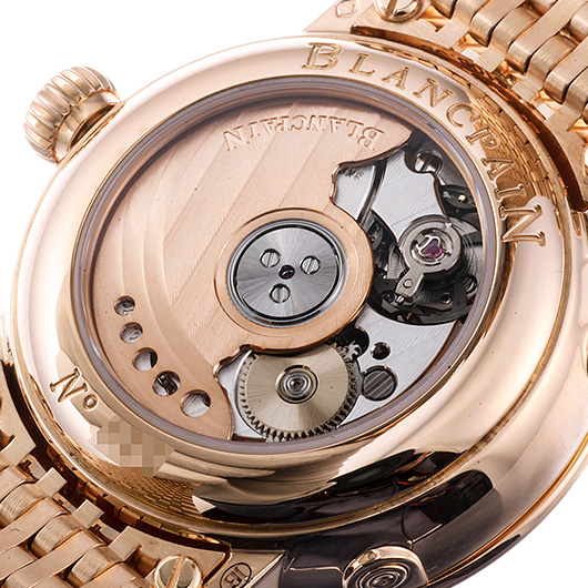 ブランパン ヴィルレ デイト ムーンフェイズ 6106-3642-MMB シルバー 中古 サブカット 3枚目