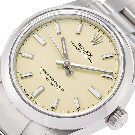 ロレックス オイスター パーペチュアル 31 277200 ベージュ 新品 サブカット 1枚目