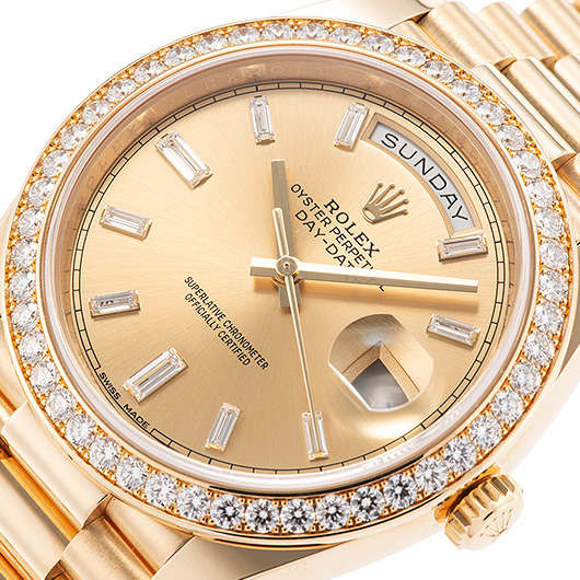 ロレックス デイデイト40 228348RBR シャンパン 中古 サブカット 1枚目