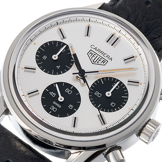 タグ・ホイヤー カレラ 60イヤーズ アニバーサリー CBK221H.FC8317 シルバー/ブラック 中古 サブカット 1枚目