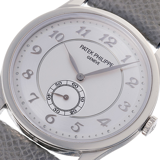 パテックフィリップ カラトラバ 5196P-001 シルバー 中古 サブカット 1枚目