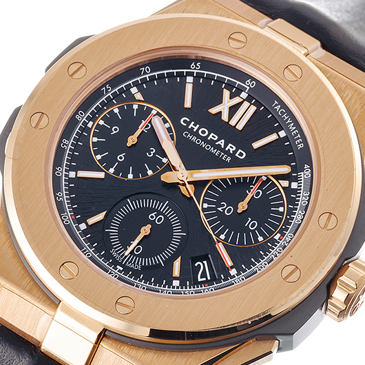 ショパール アルパイン イーグル XL クロノ 295387-9001 ブラック 新品未使用 サブカット 1枚目