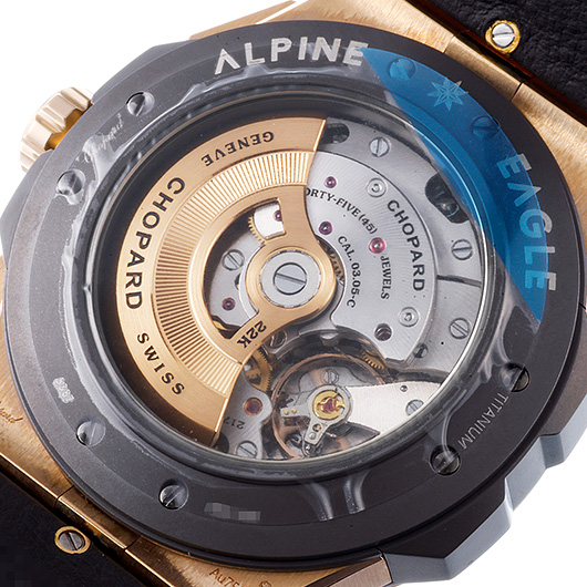 ショパール アルパイン イーグル XL クロノ 295387-9001 ブラック 新品未使用 サブカット 3枚目