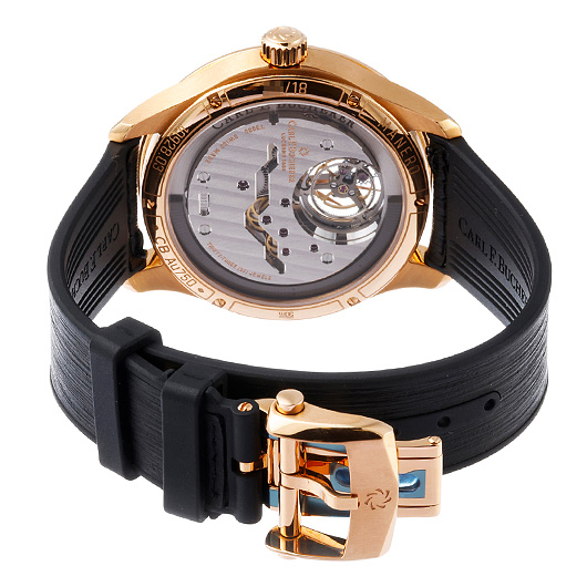 カールFブヘラ マネロ トゥールビヨン ダブルペリフェラル パラダイス 00.10928.03.39.11 ブラック 新品未使用 サブカット 2枚目