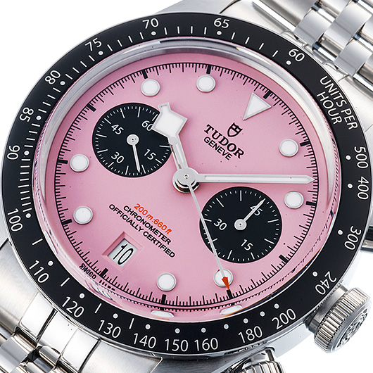 チューダー/チュードル ブラックベイ クロノ 79360N-0019 ピンク/ブラック 中古 サブカット 1枚目