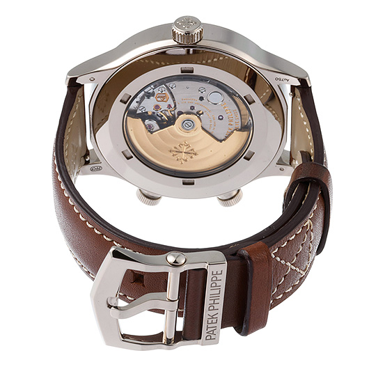 パテックフィリップ カラトラバ パイロット トラベルタイム 5524G-001 ブルー 中古 サブカット 2枚目