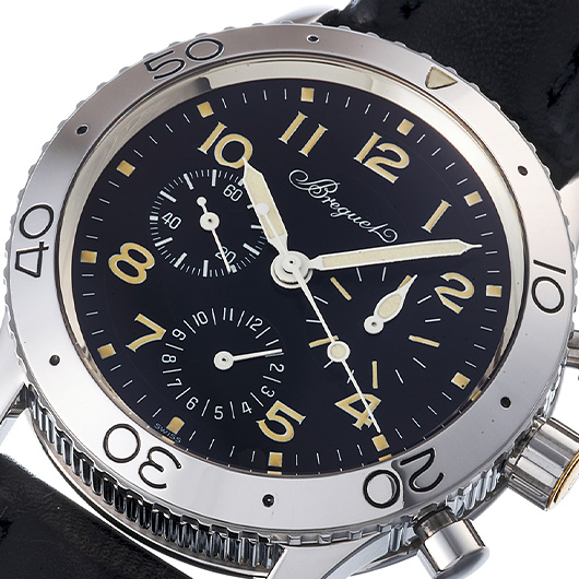 ブレゲ アエロナバル 3800ST/92/3W6 ブラック 中古 サブカット 1枚目