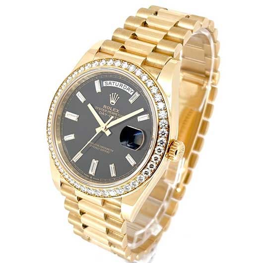 ロレックス デイデイト40 228348RBR ブラック 中古 サブカット 1枚目