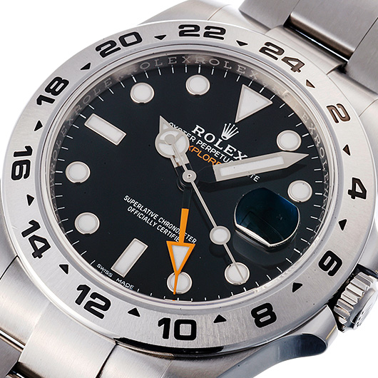 ロレックス エクスプローラーⅡ 216570 ブラック 中古 サブカット 1枚目