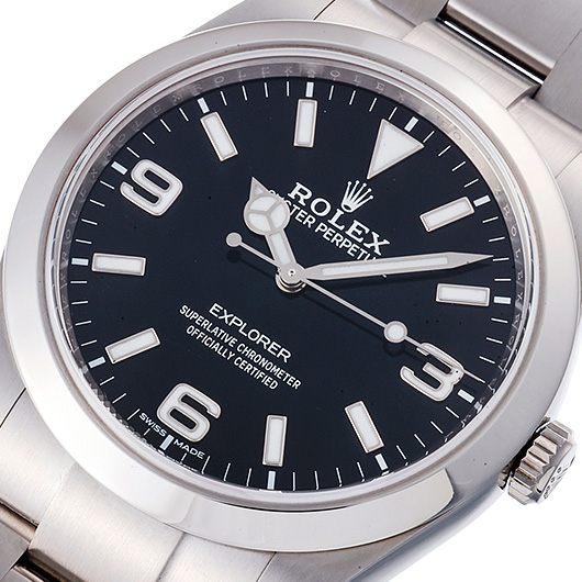 ロレックス エクスプローラーⅠ 214270 ブラック 中古 サブカット 1枚目