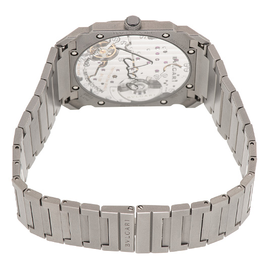 ブルガリ オクト フィニッシモ 安藤忠雄 103245 グレー 中古 サブカット 2枚目