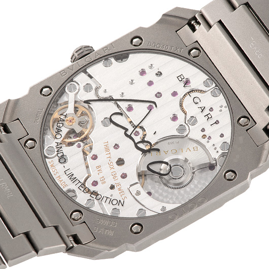 ブルガリ オクト フィニッシモ 安藤忠雄 103245 グレー 中古 サブカット 3枚目