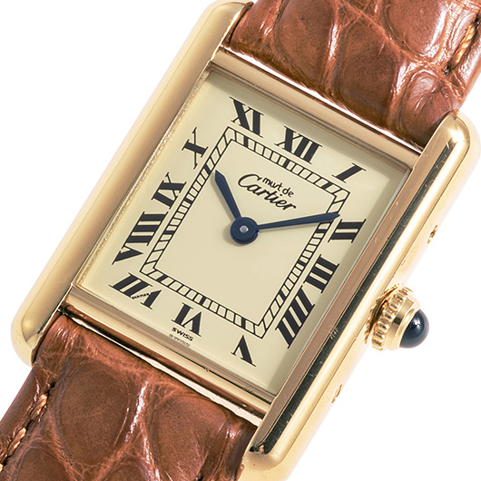 カルティエ マストタンク　ヴェルメイユ W1003154 アイボリー 中古 サブカット 1枚目