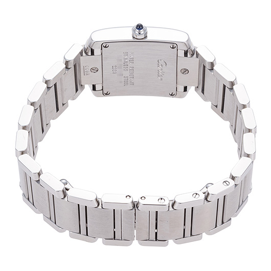 カルティエ タンクフランセーズSM W51008Q3 ホワイト 中古 サブカット 2枚目