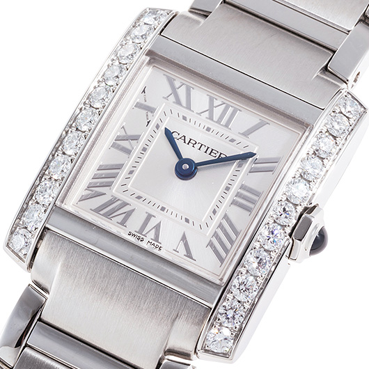 カルティエ タンクフランセーズ SM W4TA0020 シルバー 中古 サブカット 1枚目