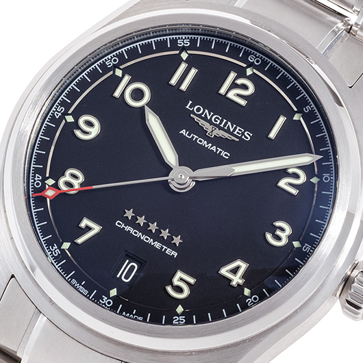 ロンジン スピリット L3.410.4.53.6 ブラック 中古 サブカット 1枚目