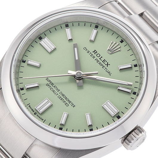 ロレックス オイスター パーペチュアル 36 126000 ピスタチオ 新品 サブカット 1枚目