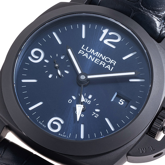 パネライ ルミノールGMT パワーリザーブ チェラミカ PAM01574 ブラック 新品 サブカット 1枚目