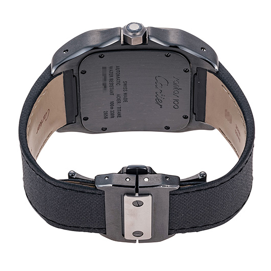 カルティエ サントス100 カーボン LM W2020010 ブラック/シルバー 中古 サブカット 2枚目