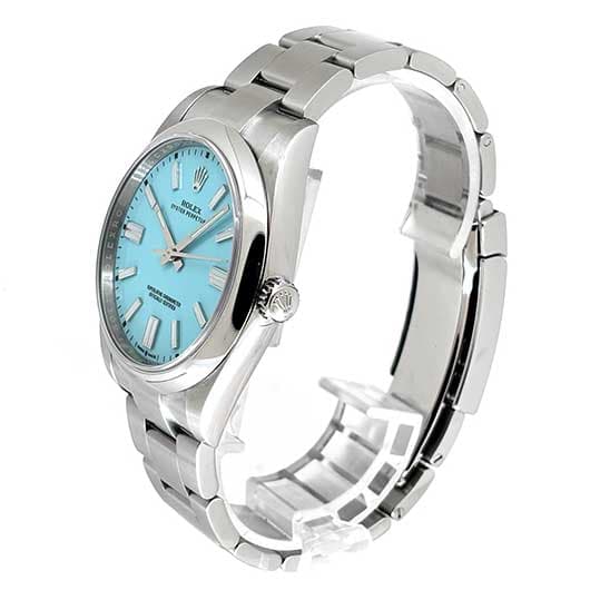 ロレックス オイスター パーペチュアル 41 124300 ターコイズブルー 中古 サブカット 1枚目
