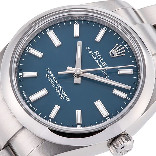 ロレックス オイスター パーペチュアル 34 124200 メッドブルー 新品未使用 サブカット 1枚目
