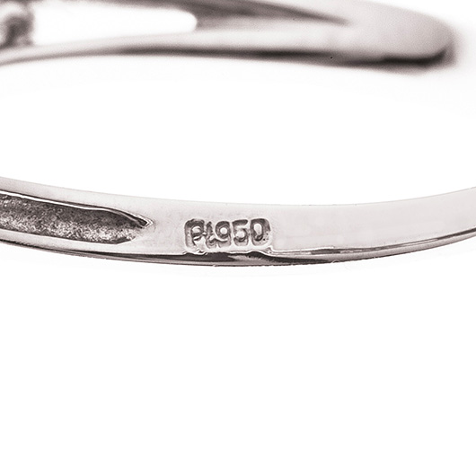 ノーブランド ルビー リング 41006351 プラチナ/レッド 新品 サブカット 3枚目