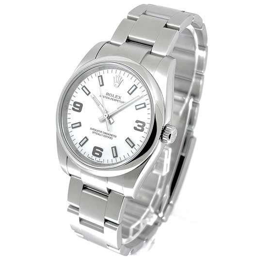 ロレックス オイスター パーペチュアル 114200 ホワイト 中古 サブカット 1枚目