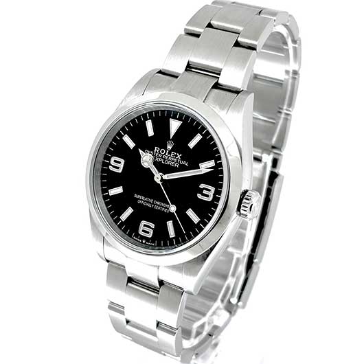 ロレックス エクスプローラー36 124270 ブラック 中古 サブカット 1枚目