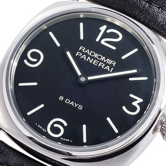 パネライ ラジオミール 8デイズ アッチャイオ PAM00610 ブラック 中古 サブカット 1枚目