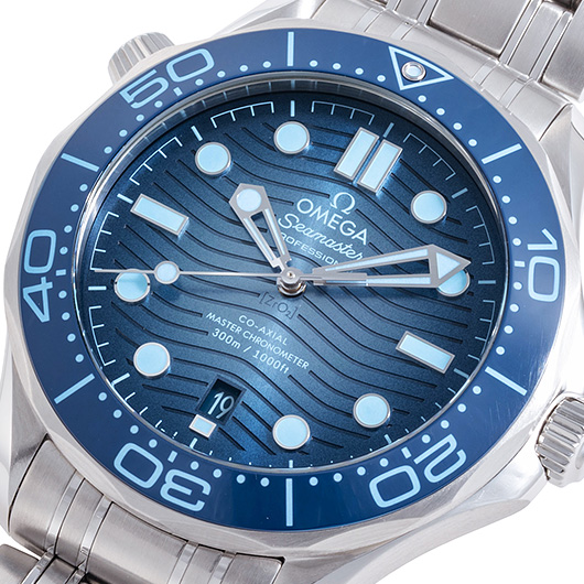 オメガ シーマスター ダイバー 300M コーアクシャル マスタークロノメーター 210.30.42.20.03.003 サマーブルー 中古 サブカット 1枚目