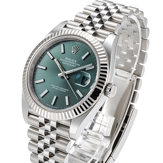 ロレックス デイトジャスト41 126334 ミントグリーン 新品未使用 サブカット 1枚目