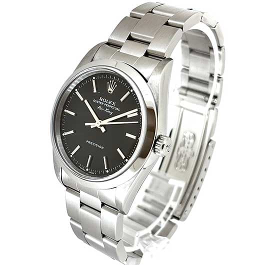 ロレックス エアキング 14000 ブラック 中古 サブカット 1枚目