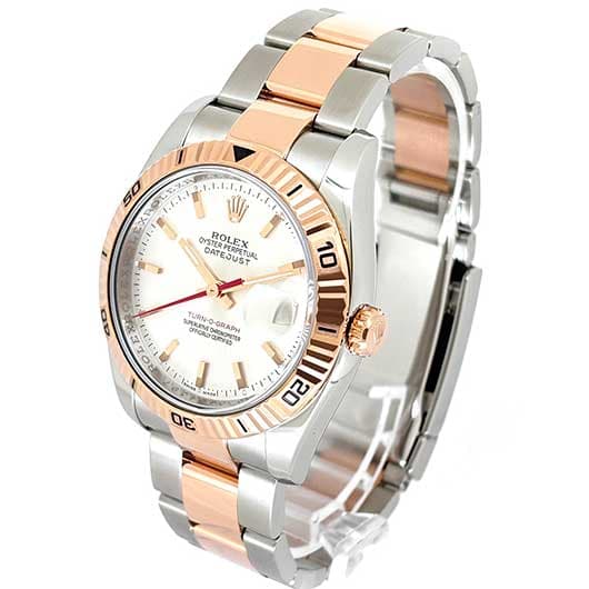 ロレックス デイトジャスト ターノグラフ 116261 シルバー 中古 サブカット 1枚目