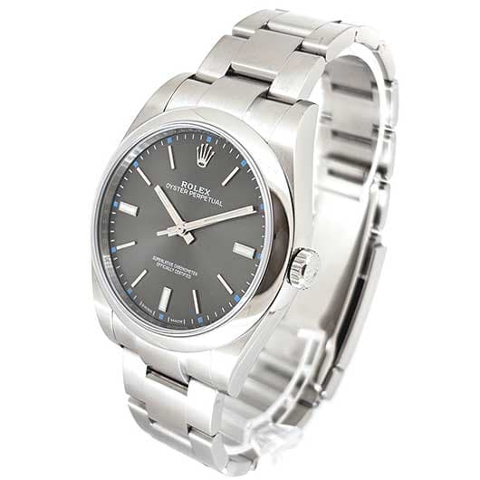ロレックス オイスター パーペチュアル39 114300 グレー（ダークロジウム） 中古 サブカット 1枚目