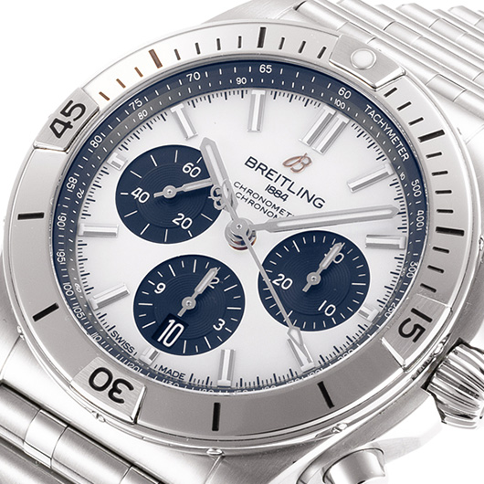 ブライトリング クロノマット B01 42 AB0134101A1A1 ホワイト/グレー 中古 サブカット 1枚目
