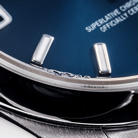 ロレックス オイスター パーペチュアル 116000 ブルー 中古 サブカット 5枚目