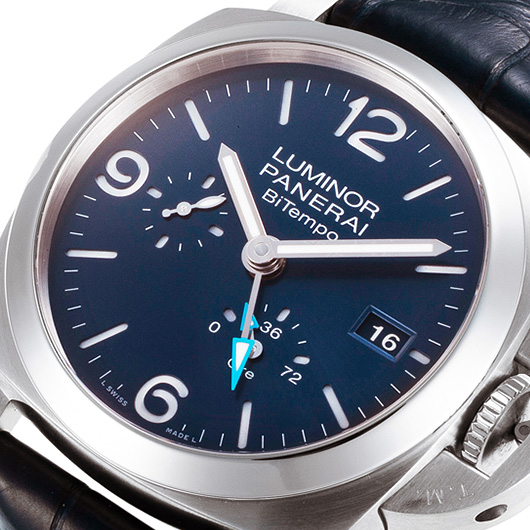 パネライ ルミノール ビテンポ PAM01361 ブルー 中古 サブカット 1枚目