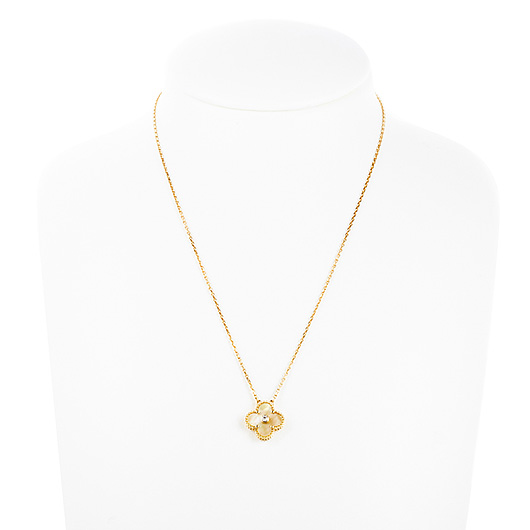 ヴァンクリーフ＆アーペル ヴィンテージ アルハンブラ ペンダント --- イエローゴールド 中古 サブカット 1枚目