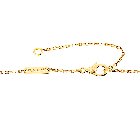 ヴァンクリーフ＆アーペル ヴィンテージ アルハンブラ ペンダント --- イエローゴールド 中古 サブカット 3枚目