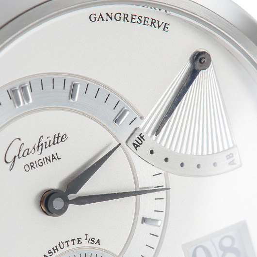 グラスヒュッテオリジナル パノリザーブ 65-01-02-02-04 シルバー 中古 サブカット 4枚目