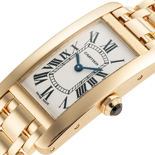 カルティエ タンクアメリカンSM W26015K2 シルバー 中古 サブカット 1枚目