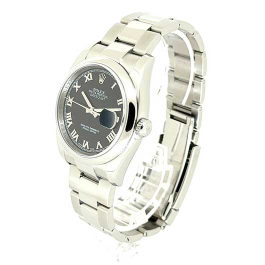 ロレックス デイトジャスト 116200 ブラック 中古 サブカット 1枚目