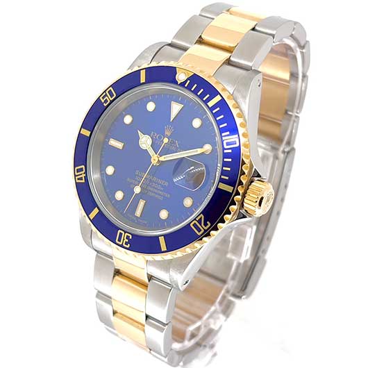 ロレックス サブマリーナ デイト 16613LB ブルー 中古 サブカット 1枚目