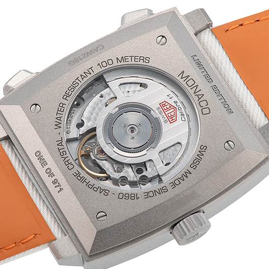 タグ・ホイヤー モナコ クロノグラフ ガルフ CAW218G.EB0393 ホワイト 新品未使用 サブカット 3枚目