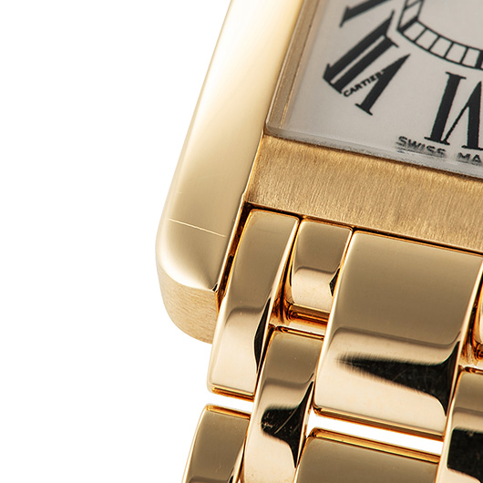 カルティエ タンクアメリカンMM W26035K2 シルバー 中古 サブカット 3枚目