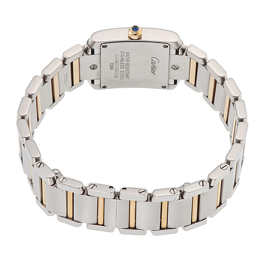 カルティエ タンクフランセーズSM W51007Q4 ホワイト 中古 サブカット 2枚目