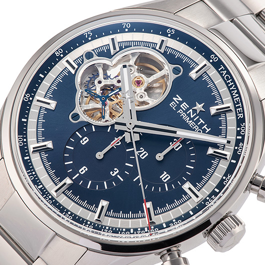 ゼニス クロノマスター エル・プリメロ オープン 03.20416.4061/51.M2040 ブルー 中古 サブカット 1枚目