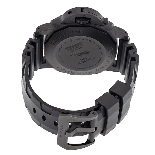 パネライ ルミノール サブマーシブル1950 カーボテック 3デイズ PAM00616 ブラック 中古 サブカット 2枚目