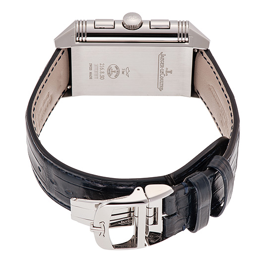 ジャガー・ルクルト レベルソ トリビュート クロノグラフ Q389848J ブルー 中古 サブカット 2枚目