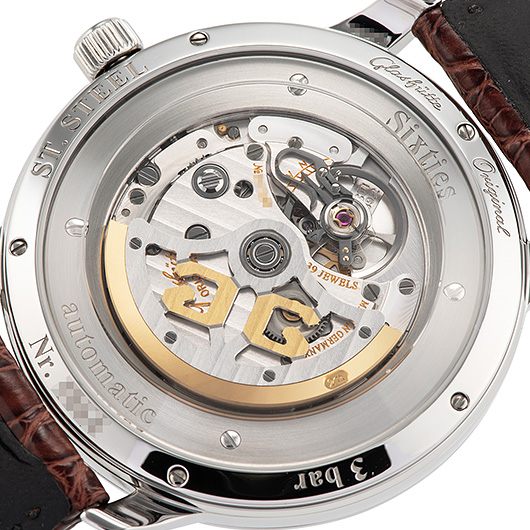 グラスヒュッテオリジナル セネター シックスティーズ パノラマデイト 2-39-47-09-02-04 オレンジ 中古 サブカット 3枚目